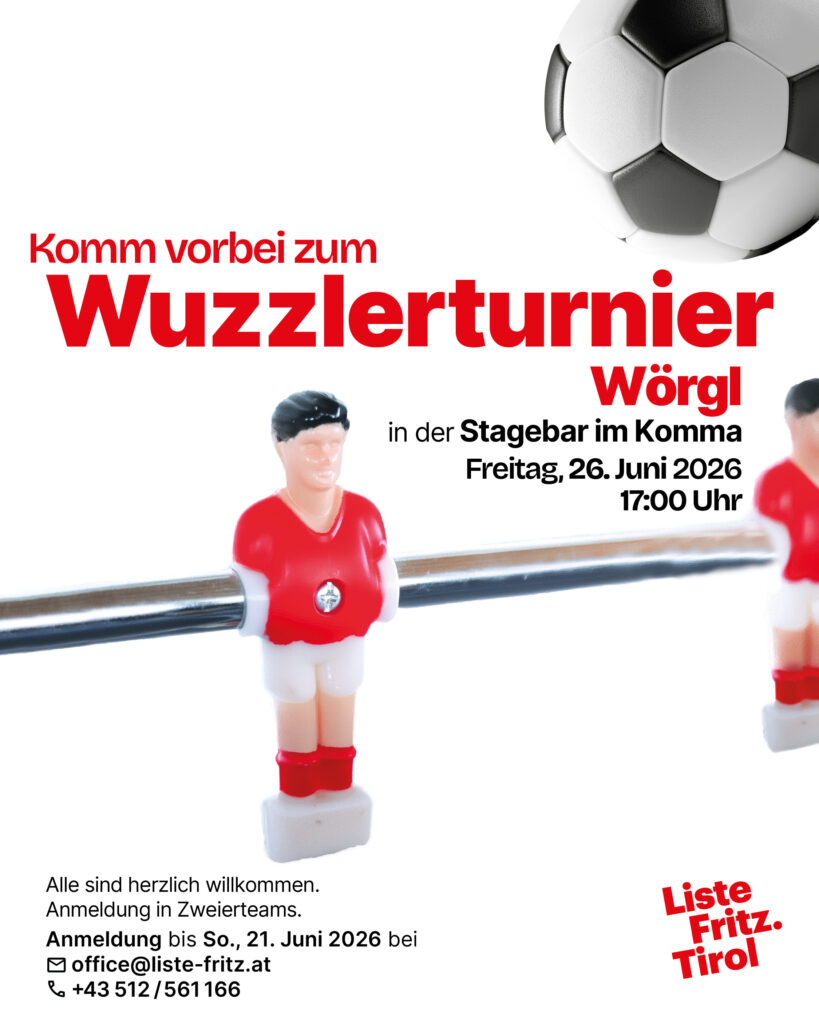 Anpfiff fürs Wuzzlerturnier in Wörgl 
