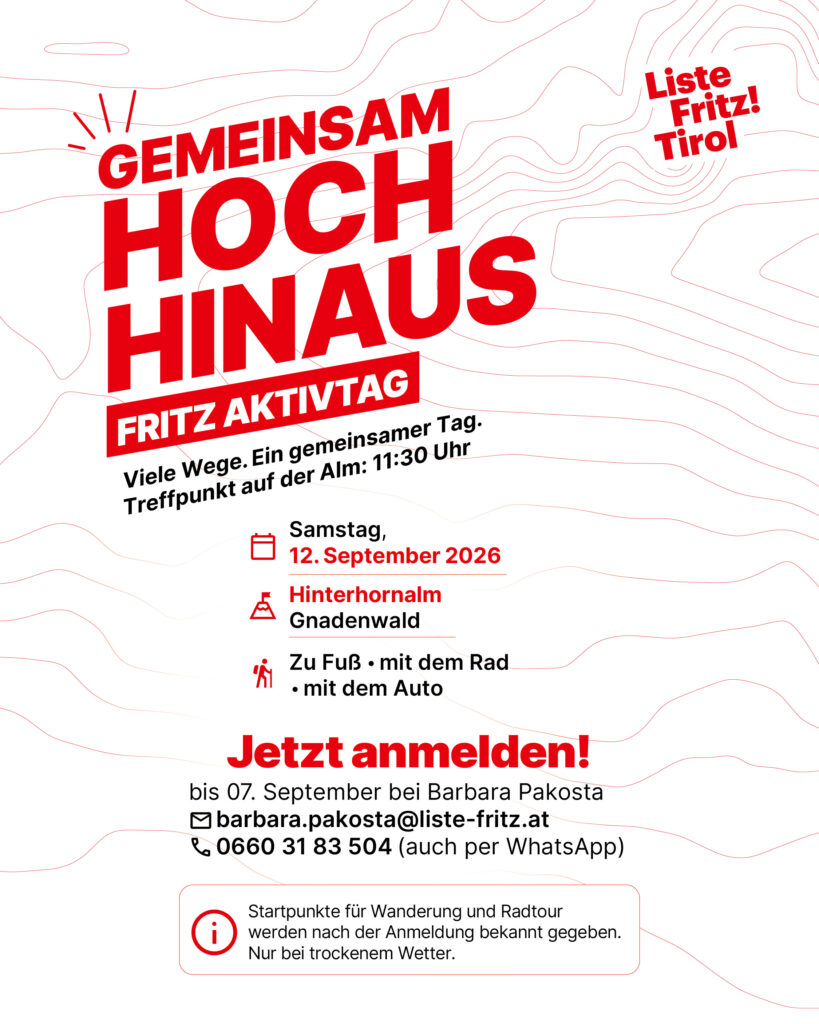 Gemeinsam hoch hinaus: Fritz-Aktivtag 12.09.2026
