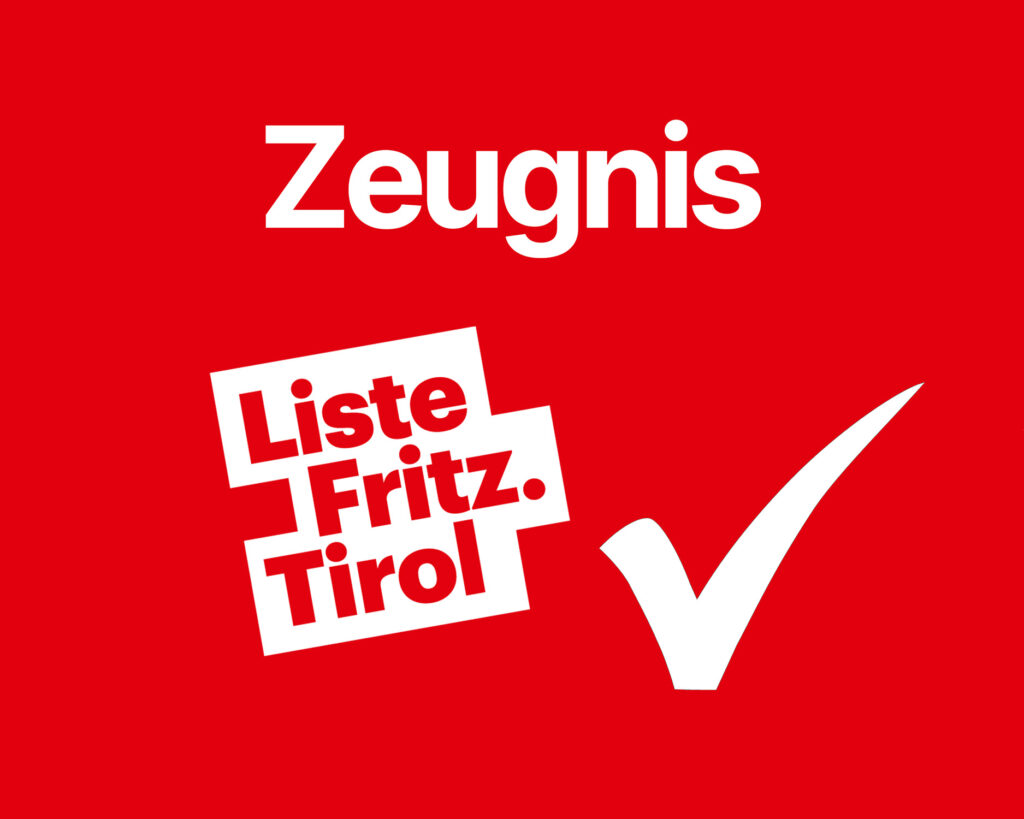 Liste Fritz Spitze: Das Landtags-Zeugnis ist da